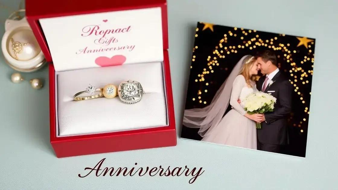 Presentes Inesquecíveis para Aniversário de Casamento do Casal